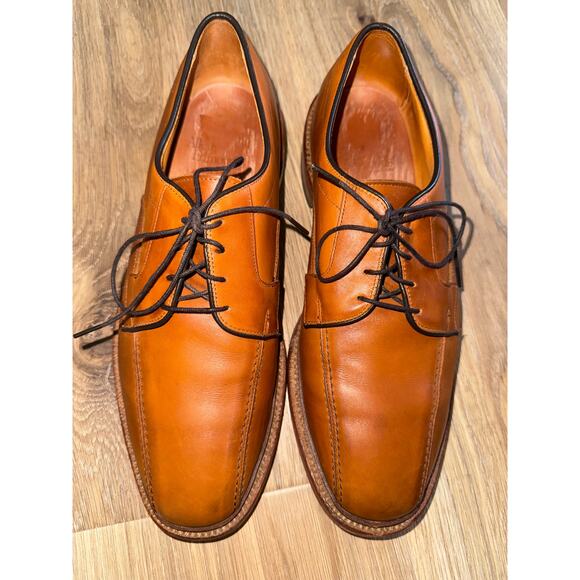 Allen Edmonds Hillcrest Brown Leather Oxford Derby Dress - size 9.5 - X7 main image 9